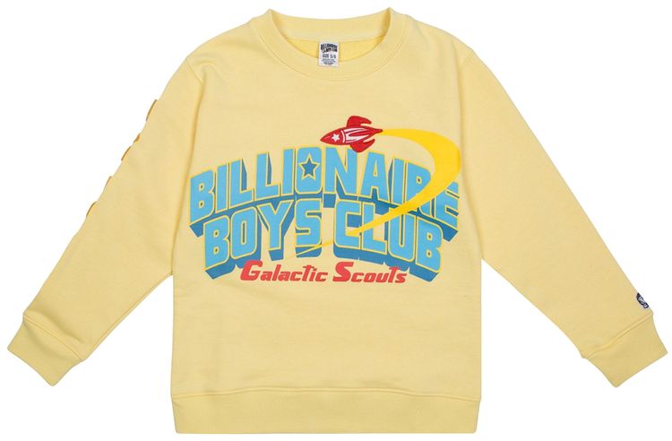 Billionaire Boys Club Kids Honor Crewneck Yellow