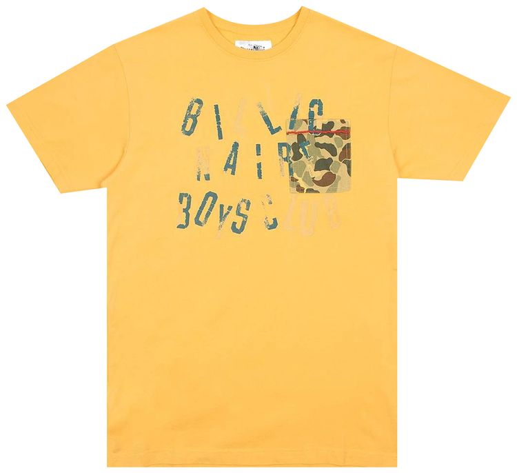 Billionaire Boys Club Camo Pocket Tee Yellow