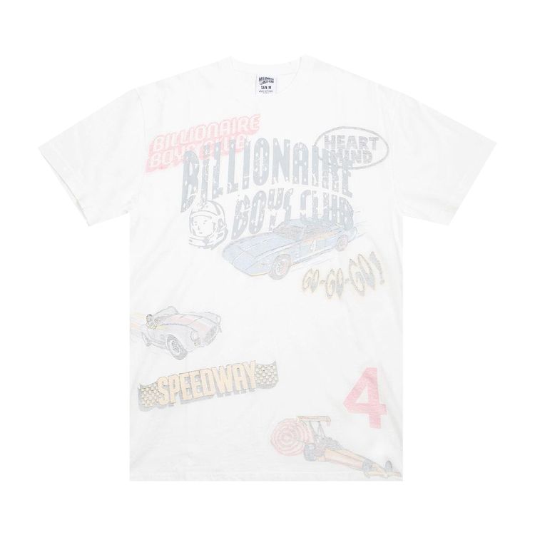 Billionaire Boys Club Retro Speed Knit Tee White