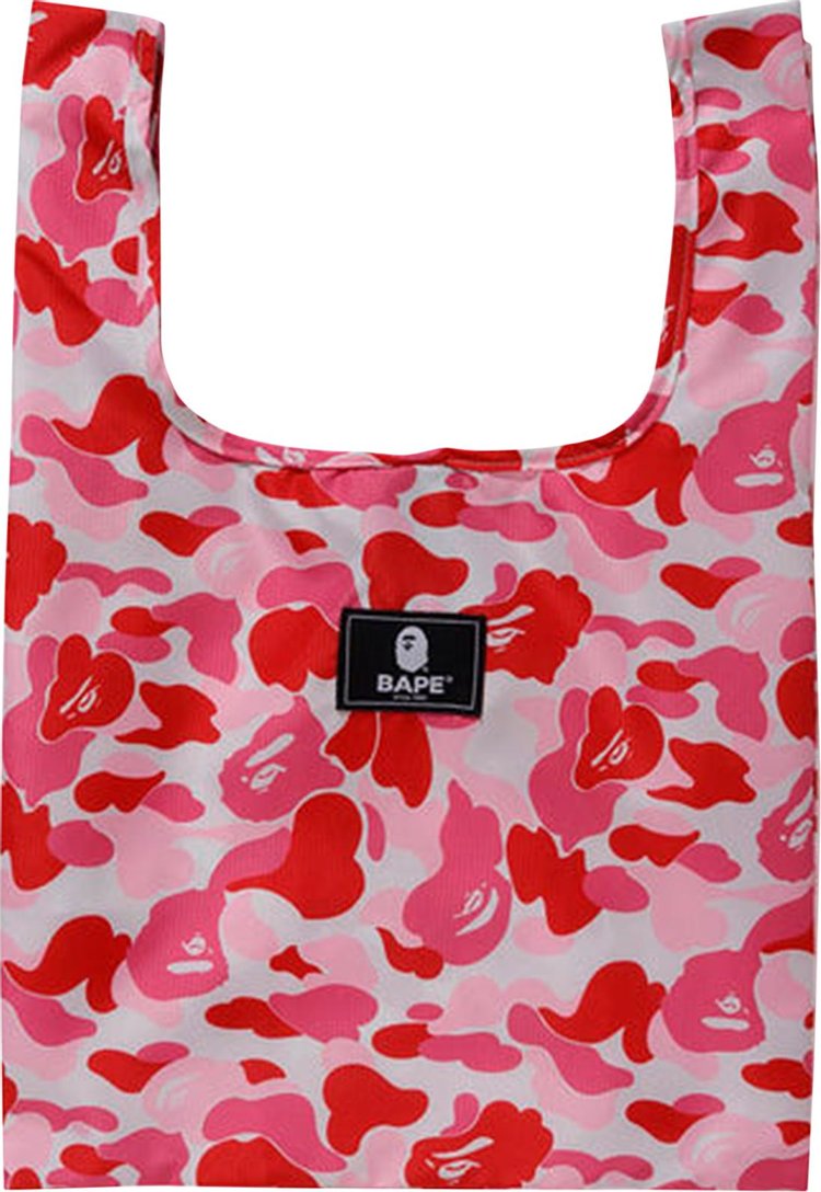 BAPE ABC Camo M Shopping Bag 'Pink'