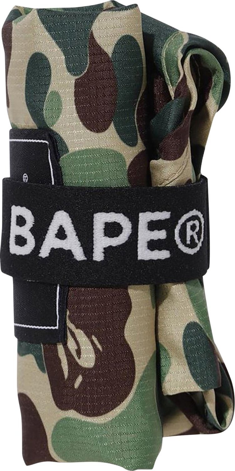 BAPE ABC Camo L Shopping Bag Green