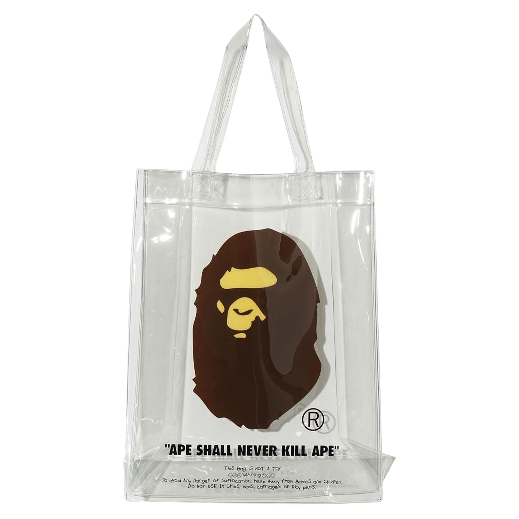 BAPE Clear Tote Bag 'Clear'