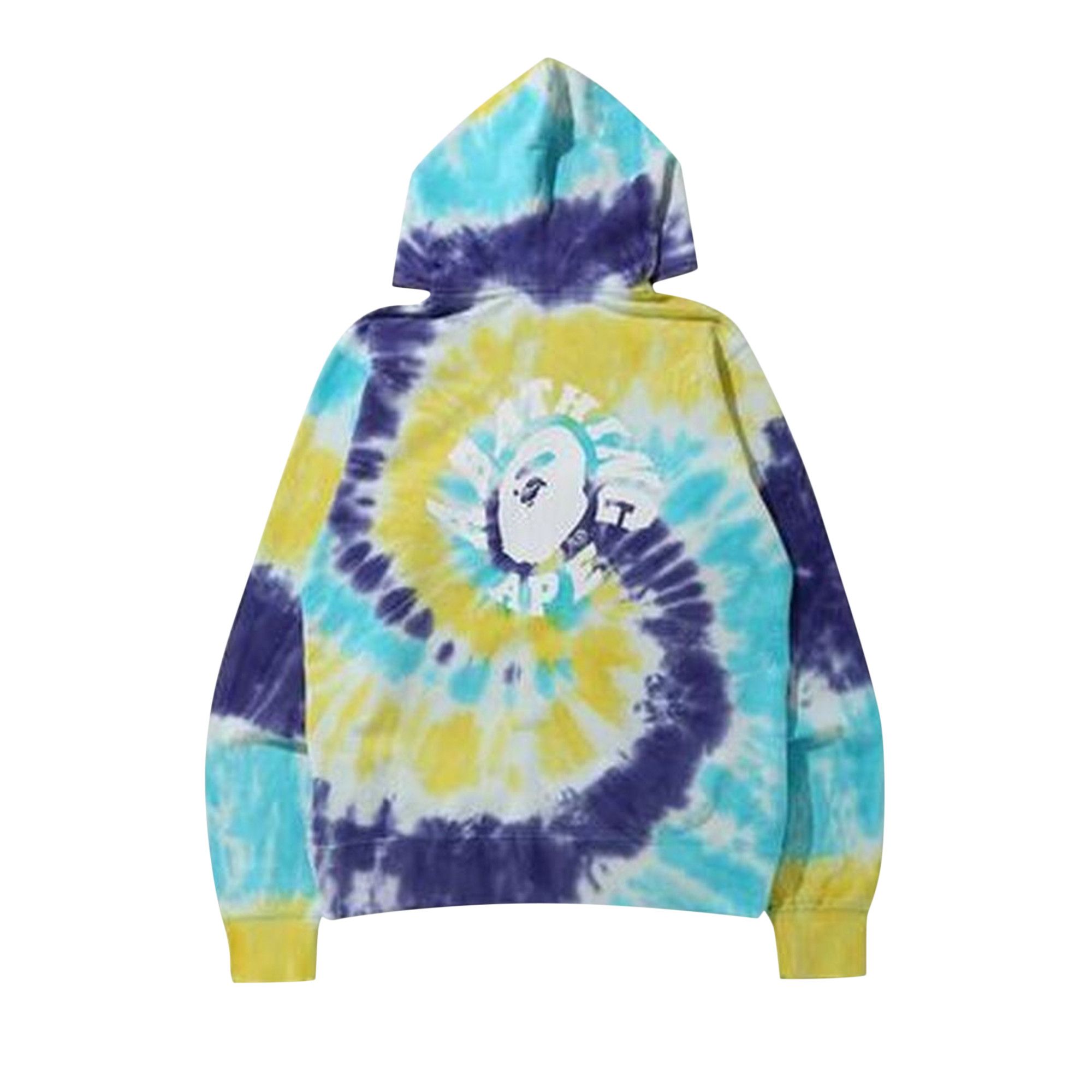 Tie dye shark wide full zip hoodie store