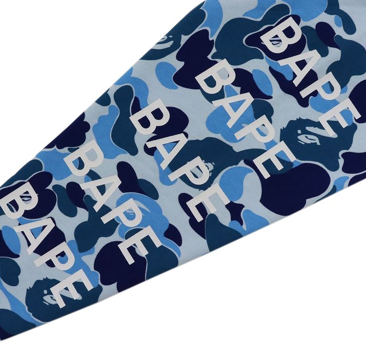BAPE Big ABC Camo Relaxed Fit Full Zip Hoodie Blue