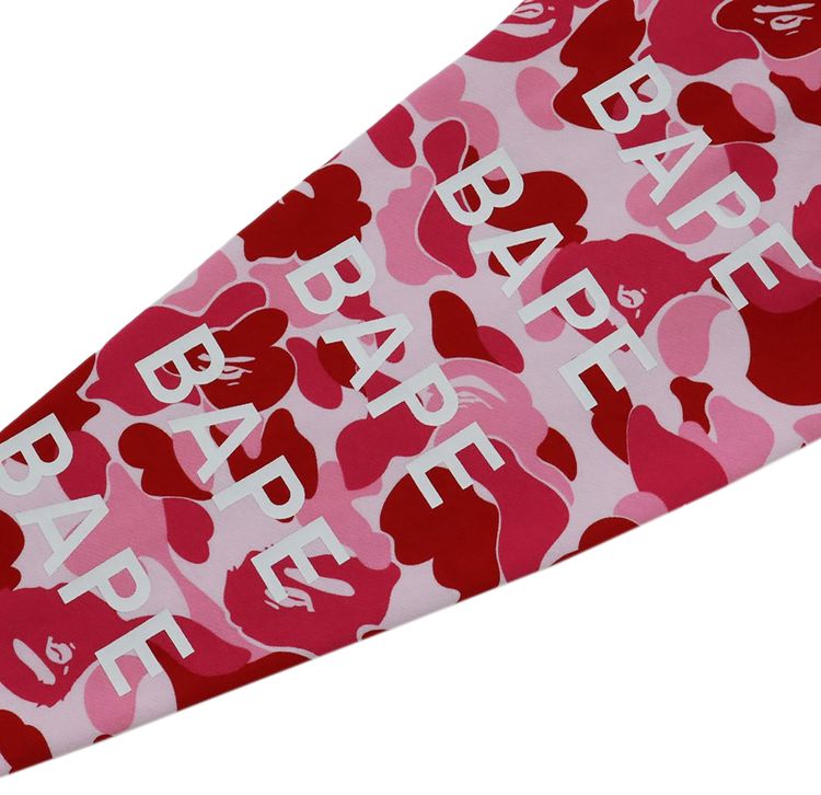 BAPE Big ABC Camo Relaxed Fit Full Zip Hoodie Pink