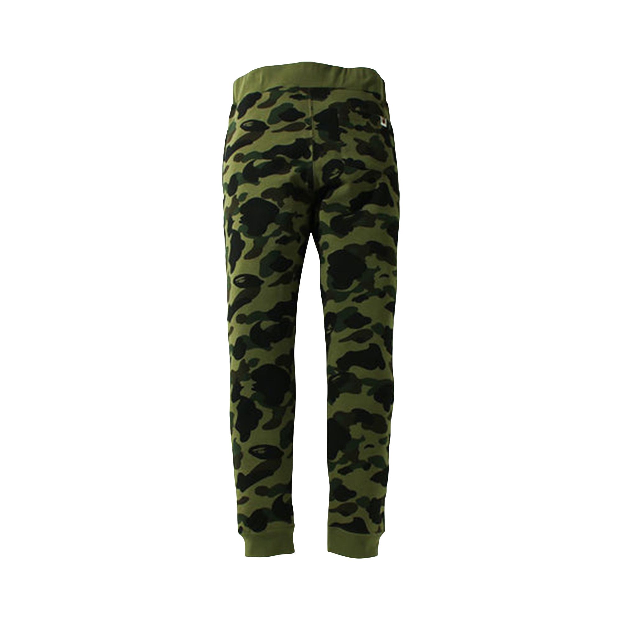 Buy BAPE 1st Camo Shark Slim Fit Sweatpants 'Green' - 1H80