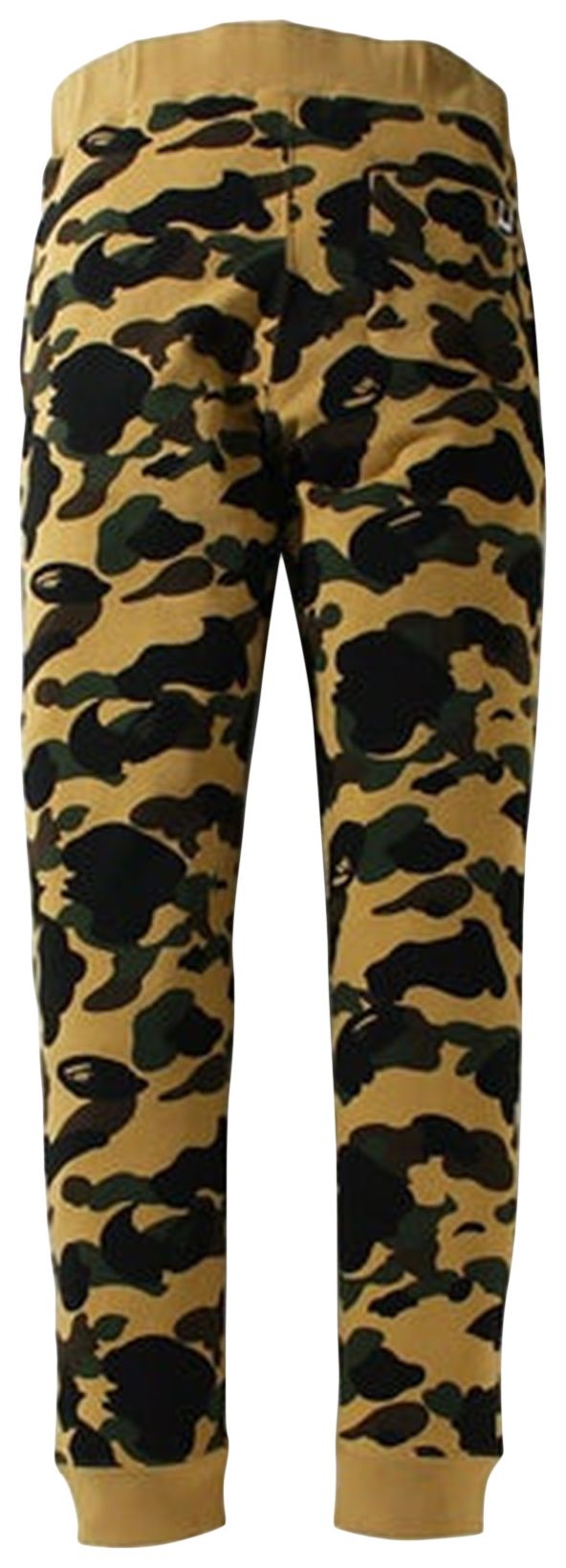 BAPE 1st Camo Shark Slim Fit Sweatpants Yellow