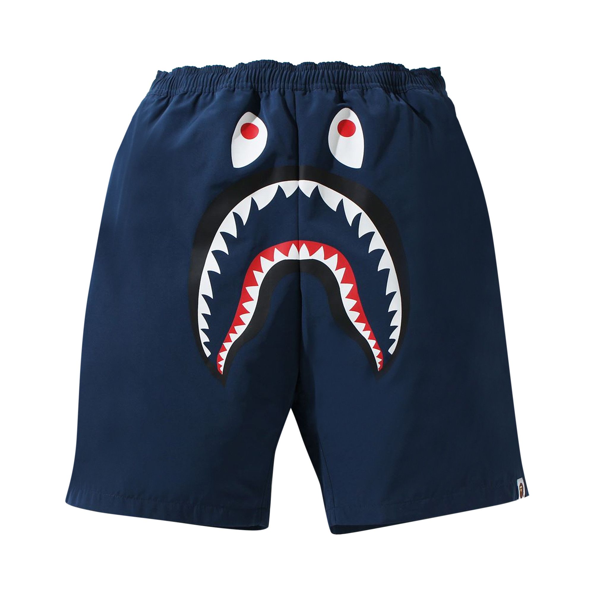 Buy BAPE Shark Beach Shorts Navy 1H20 153 014 NAVY GOAT