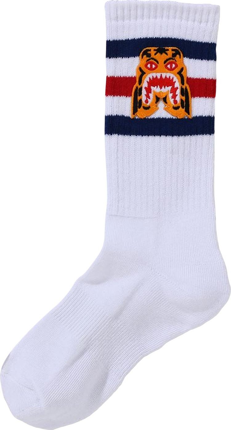 BAPE Tiger Socks 'White'