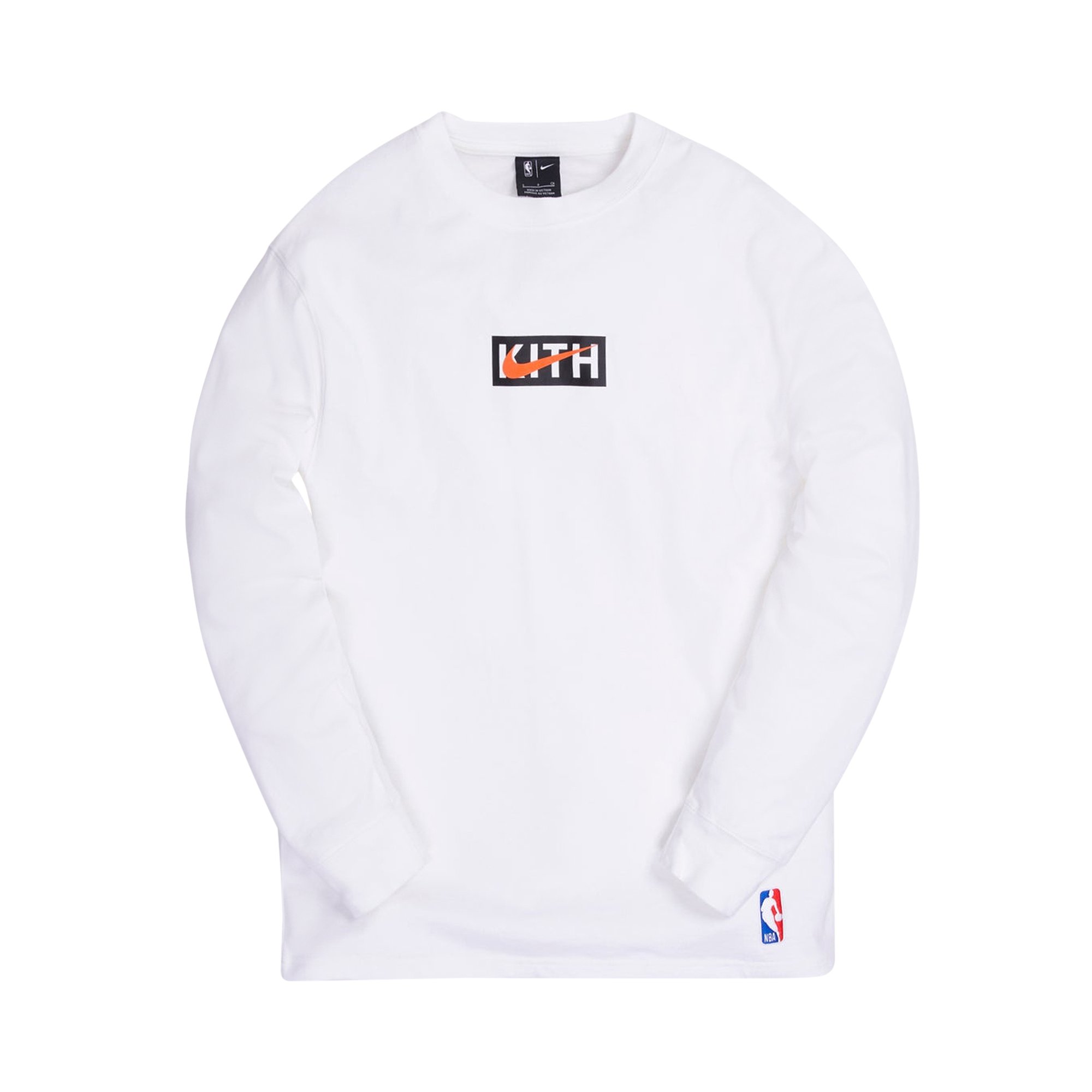 Buy Kith & Nike For New York Knicks Long-Sleeve Tee 'White