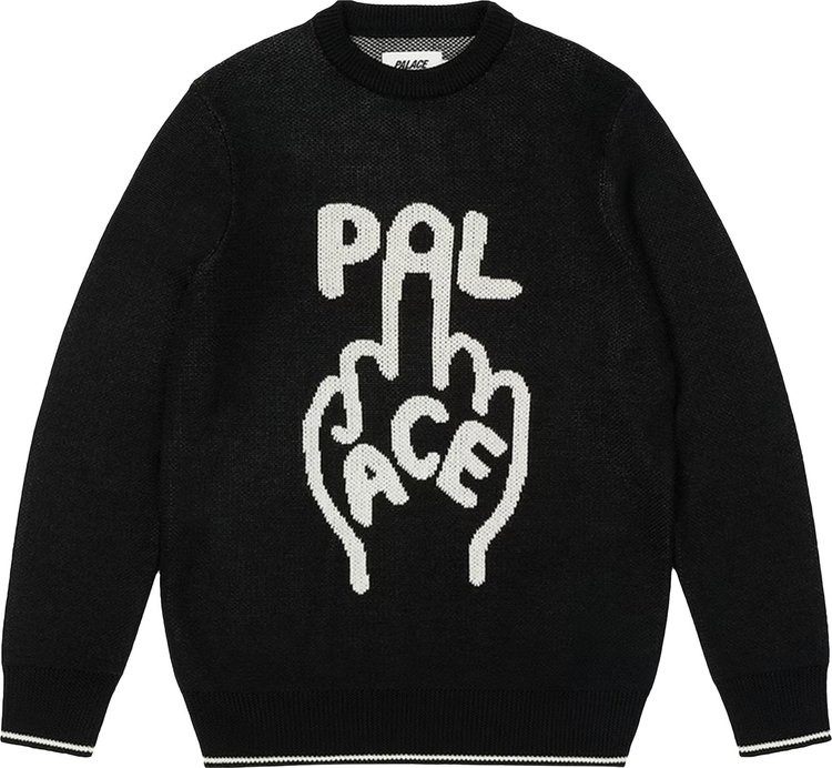 Palace Finger Up Knit 'Black'