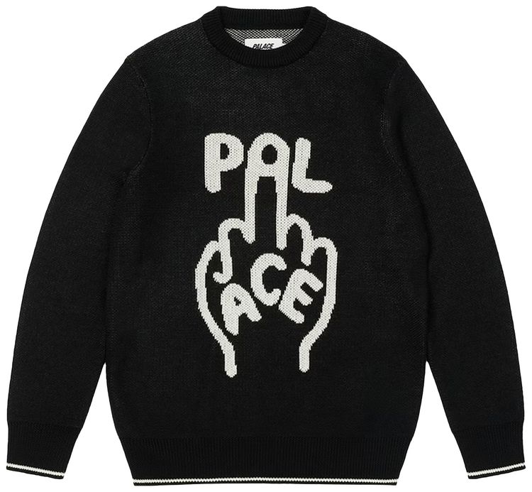 Palace Finger Up Knit Black
