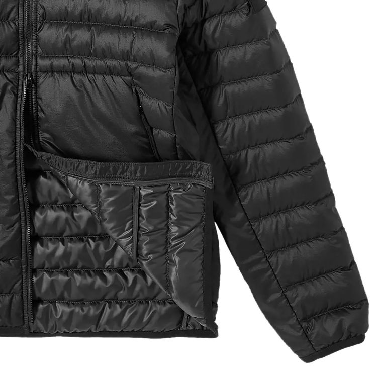 Stone Island Hooded Down Jacket Black