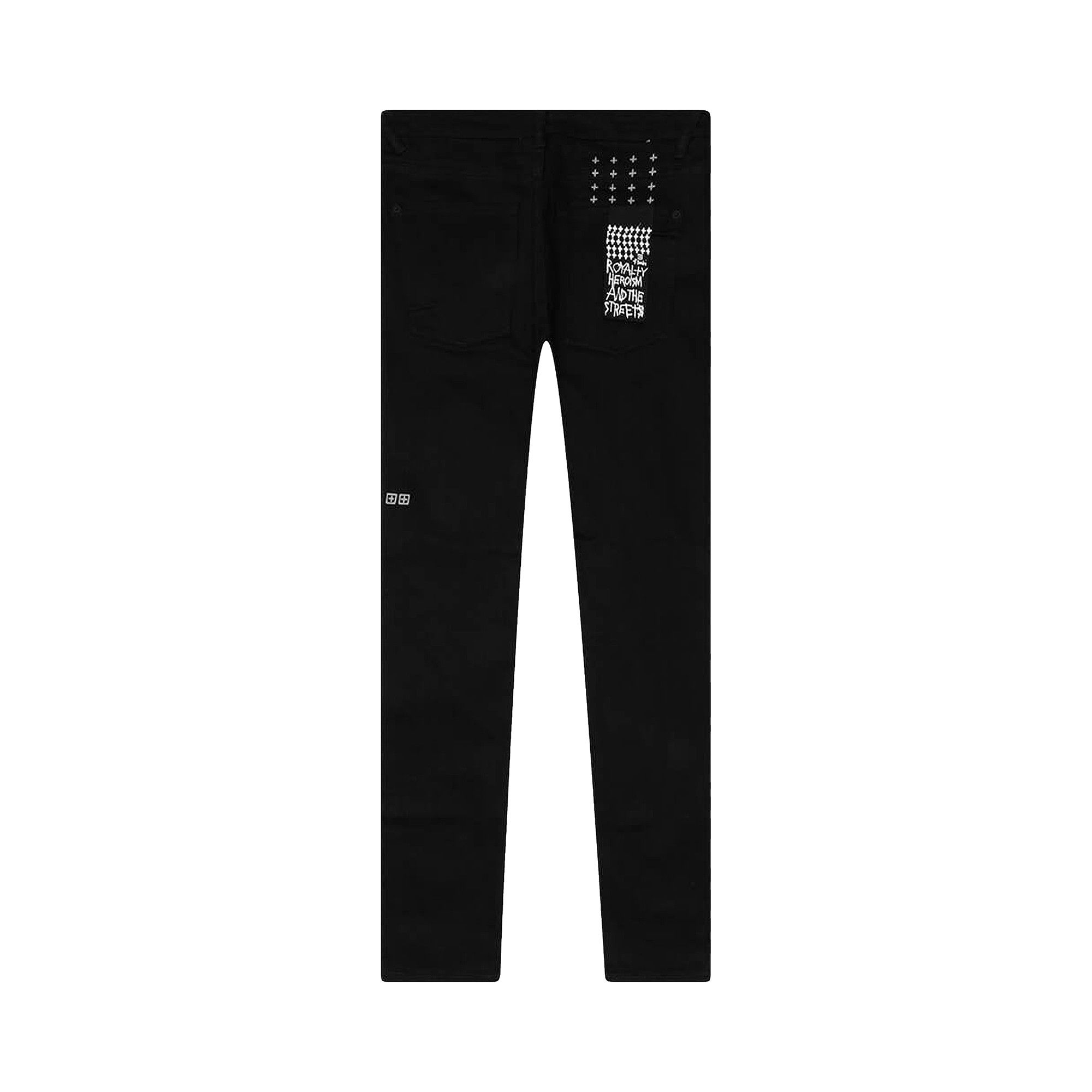 Buy Ksubi Van Winkle Sliced Jeans 'Black' - 1000065358 | GOAT