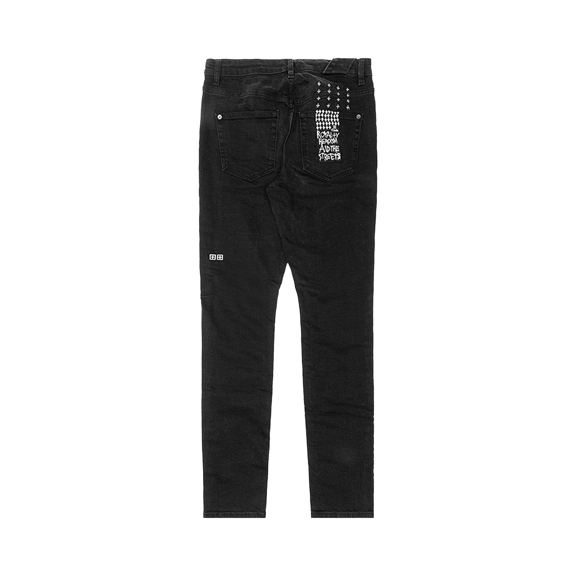 Buy Ksubi Chitch Krow Krushed Jeans 'Black' - 5000004388 | GOAT