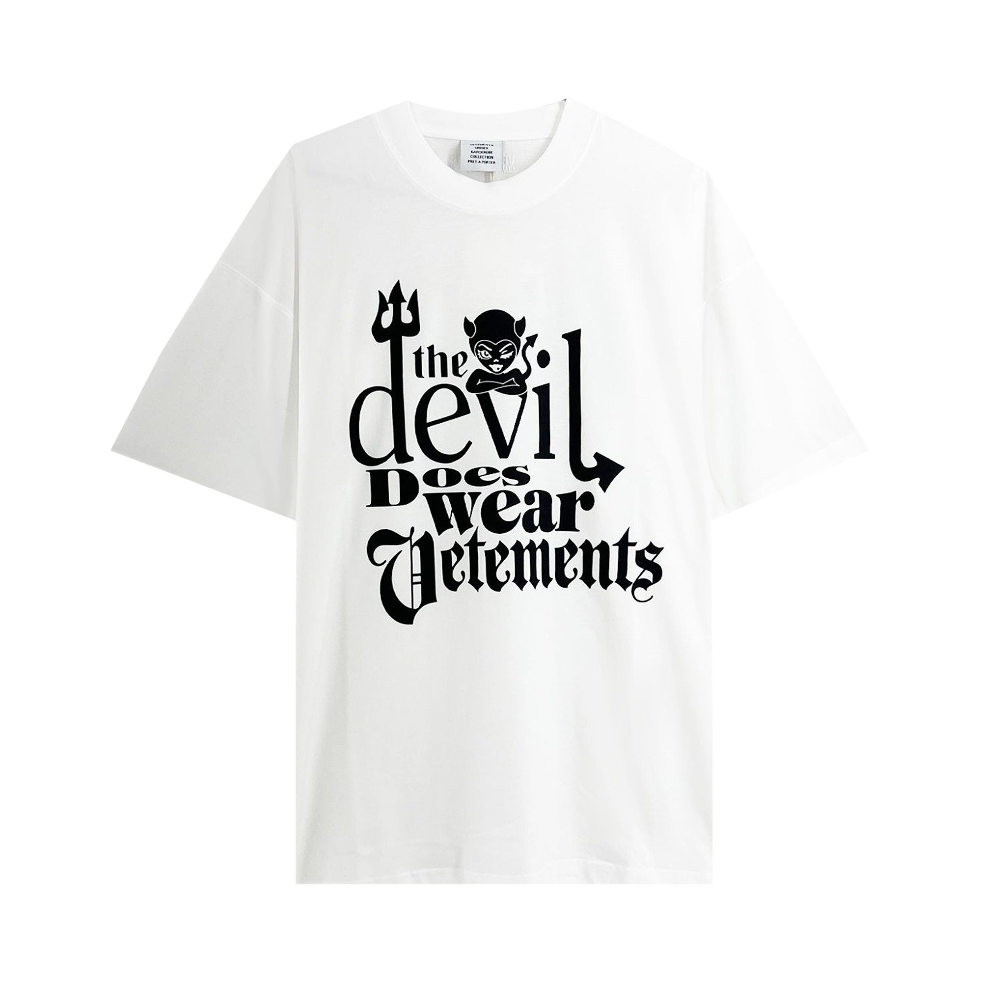 Vetements Devil Does Wear Vetements T-Shirt 'White'