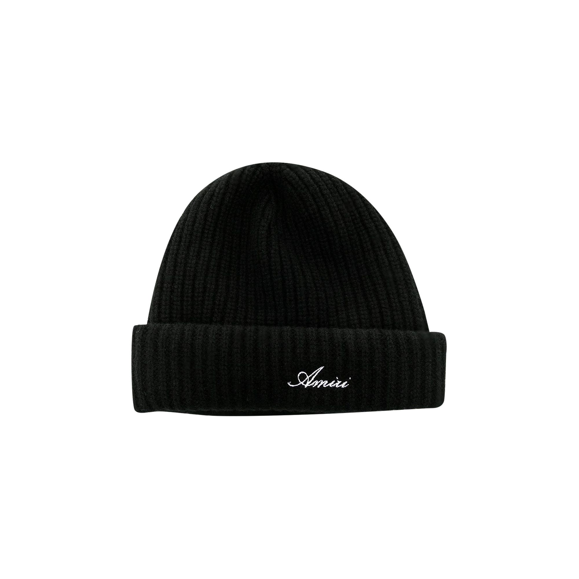Buy Amiri Cashmere Beanie 'Black' - PS22MAH022 001 BLAC | GOAT