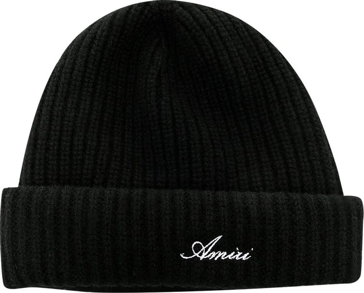 Amiri Cashmere Beanie Black