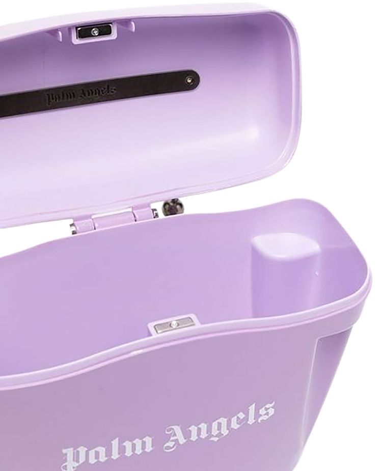 Palm Angels Mini Padlock Bag LilacWhite