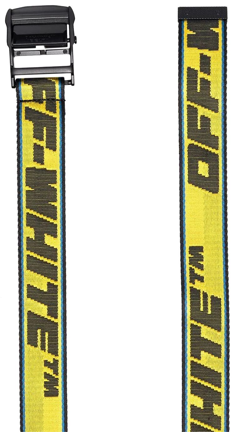 Off White Tape Industrial Belt YellowBlack