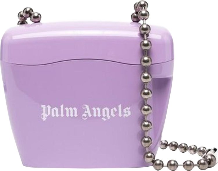 Palm Angels Mini Padlock Bag 'Lilac/White'