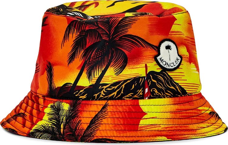 Moncler Genius x Palm Angels Hat 'Orange/Multicolor'