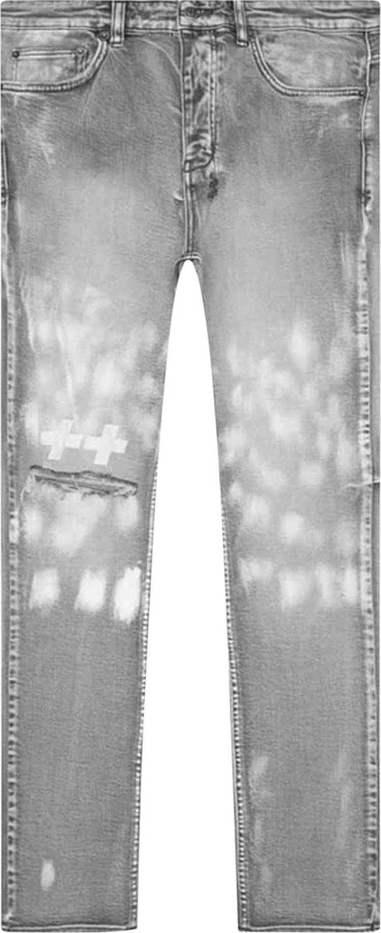 Ksubi Chitch Eratik Trashed Jeans 'Grey'
