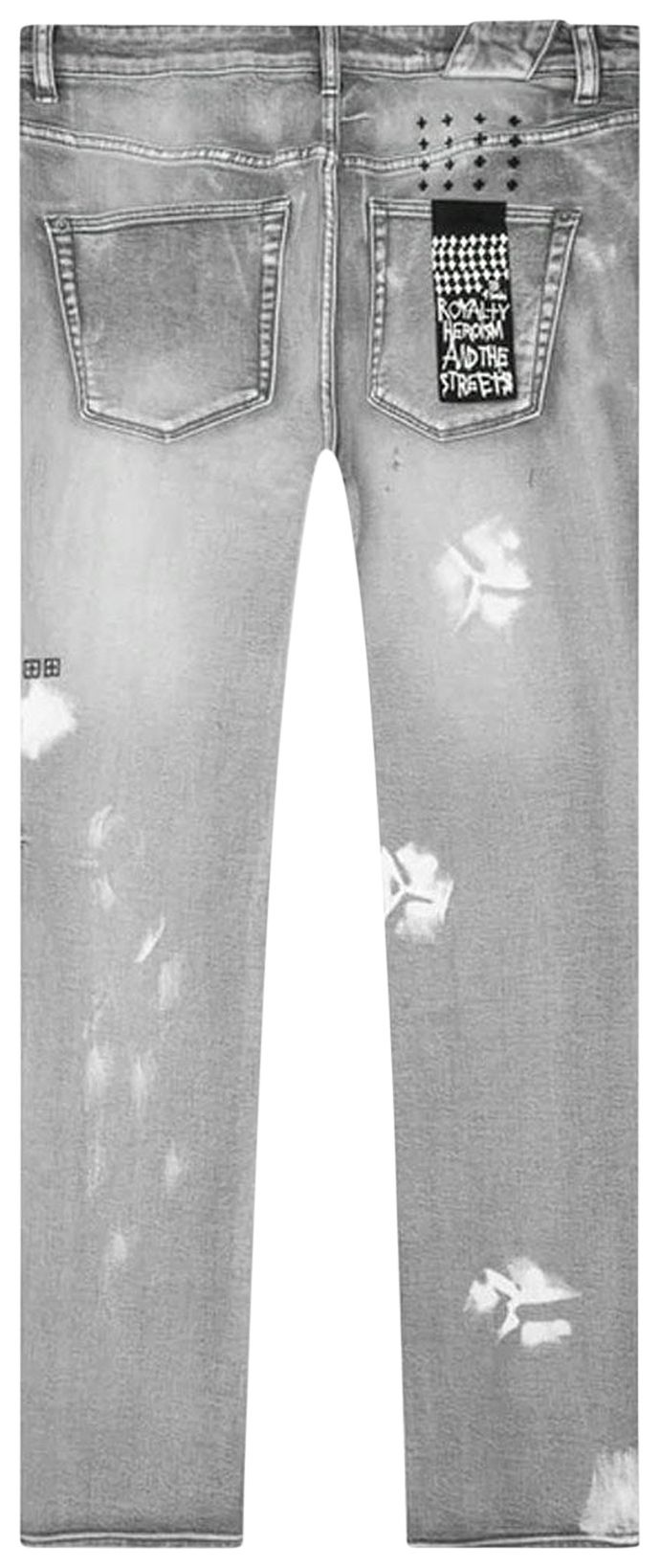 Ksubi Chitch Eratik Trashed Jeans Grey