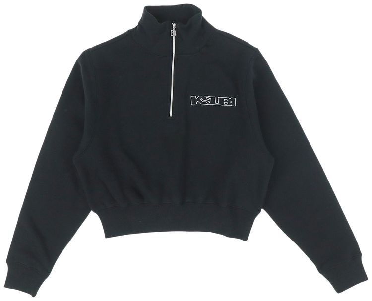 Ksubi Artikle Quarter Zip Black