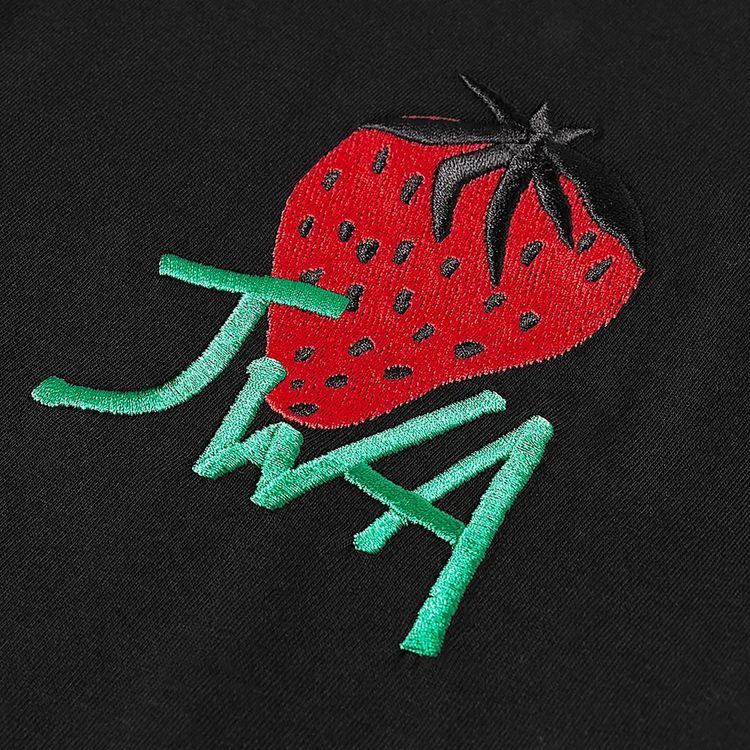 JW Anderson Strawberry Tee Black