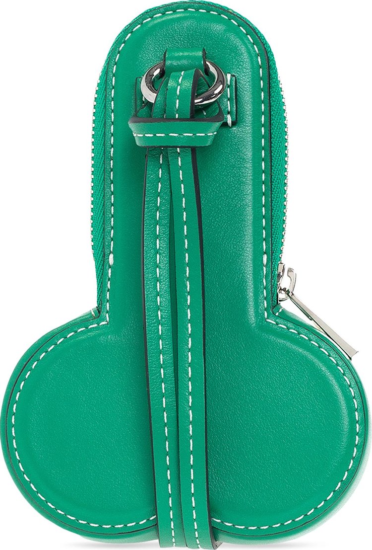 JW Anderson Penis Coin Purse Green