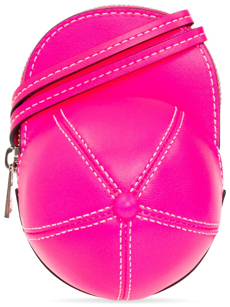 JW Anderson Nano Cap Bag Neon Pink