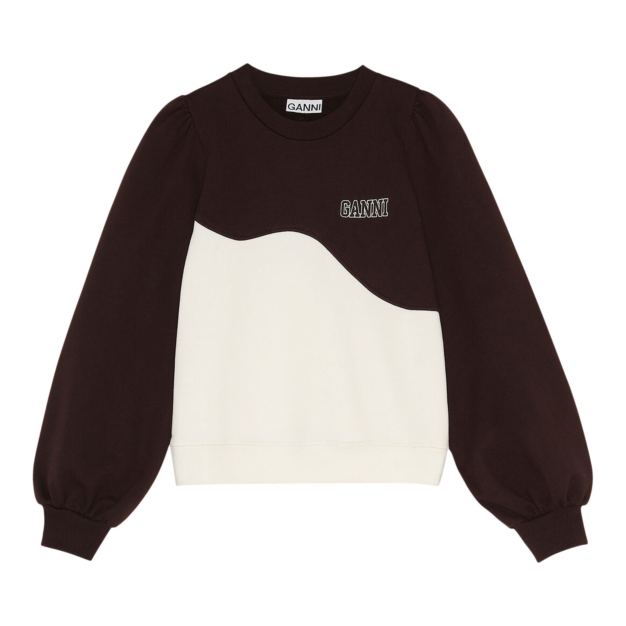 Ganni puff sweatshirt cheap