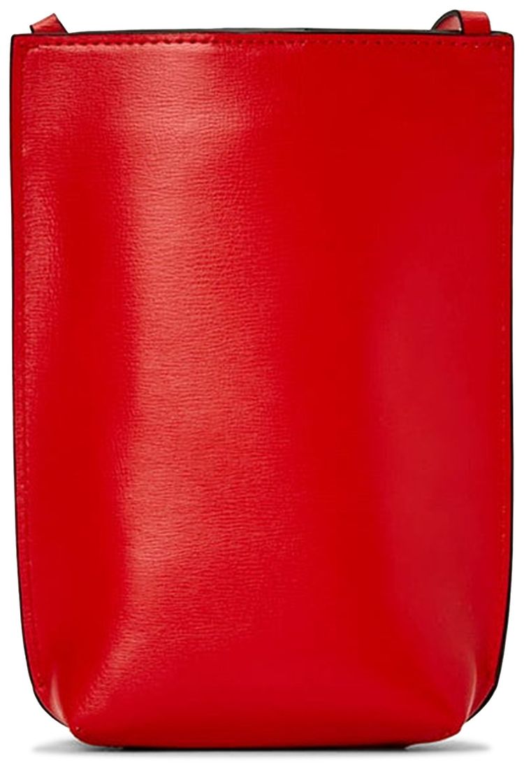 GANNI Banner Small Crossbody High Risk Red