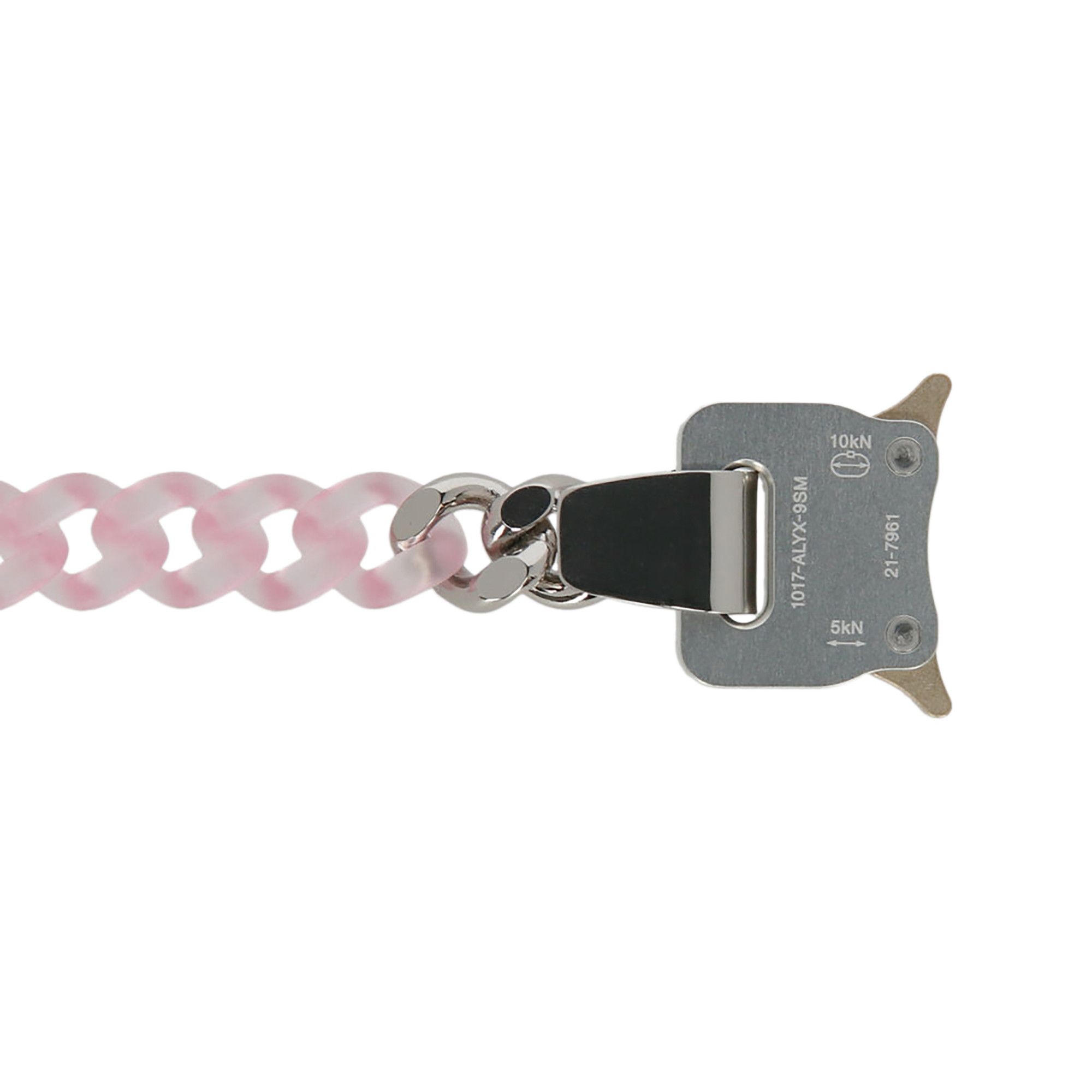 ネックレス・チョーカー ALYX NECKLACE (AAUJW0149OT01 GRN0004) Buy 1017 ALYX 9SM Nylon And Metal Chain Necklace 'Pink