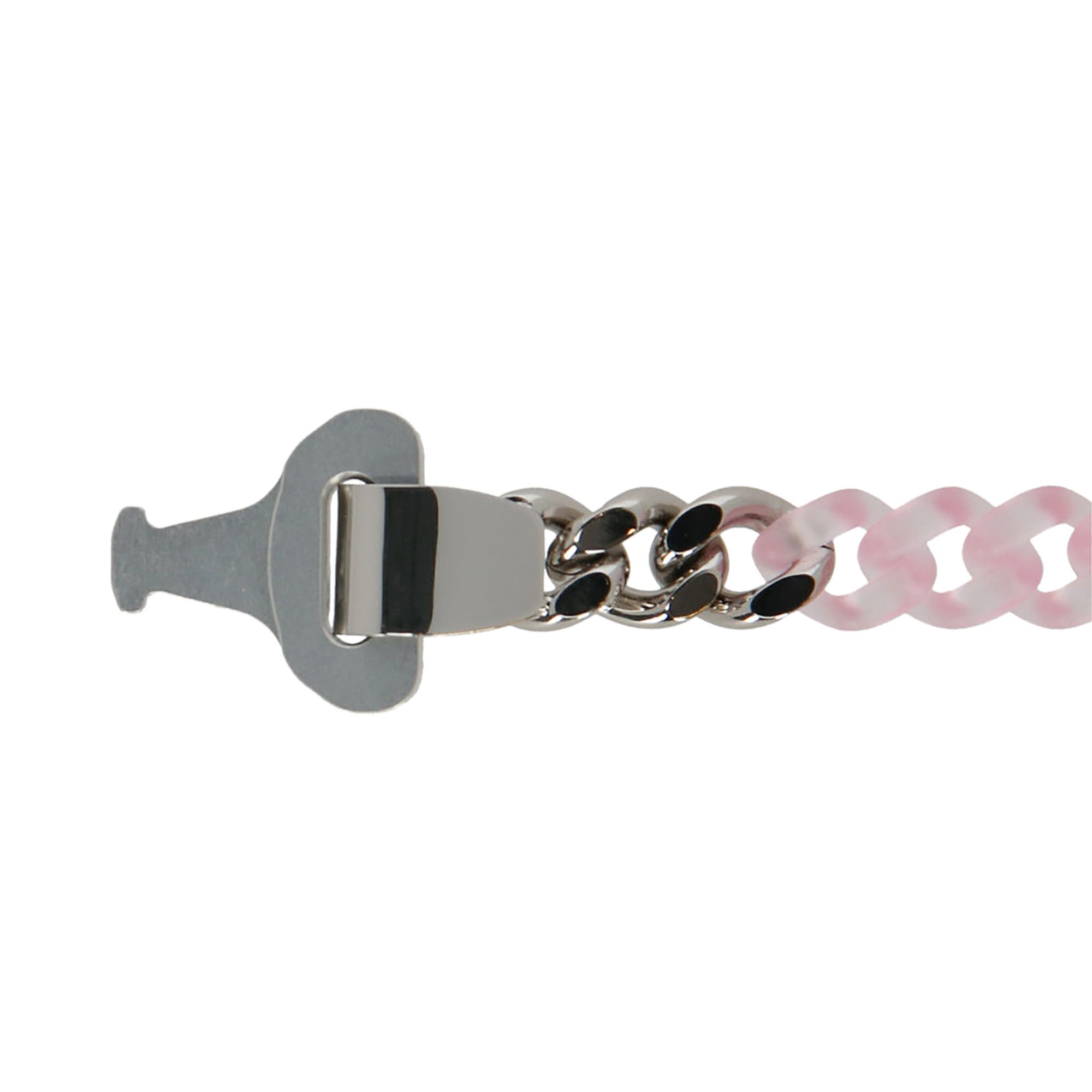 【Alyx】 AAUJW0059OT02MTY0001 L NYLON CHAIN NECKLACE Buy 1017 ALYX 9SM Metal And Nylon Chain Necklace 'Silver
