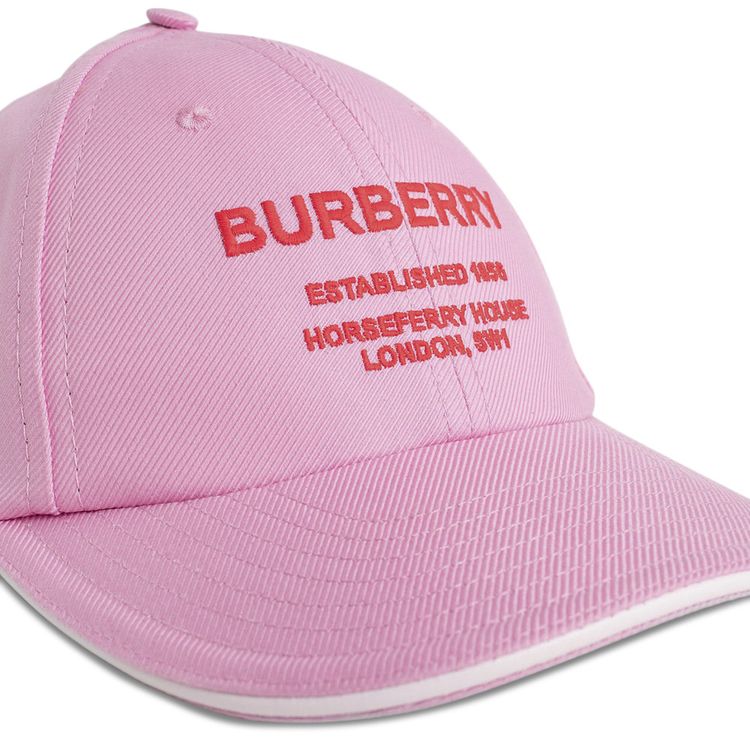 Burberry Baseball Cap Pink