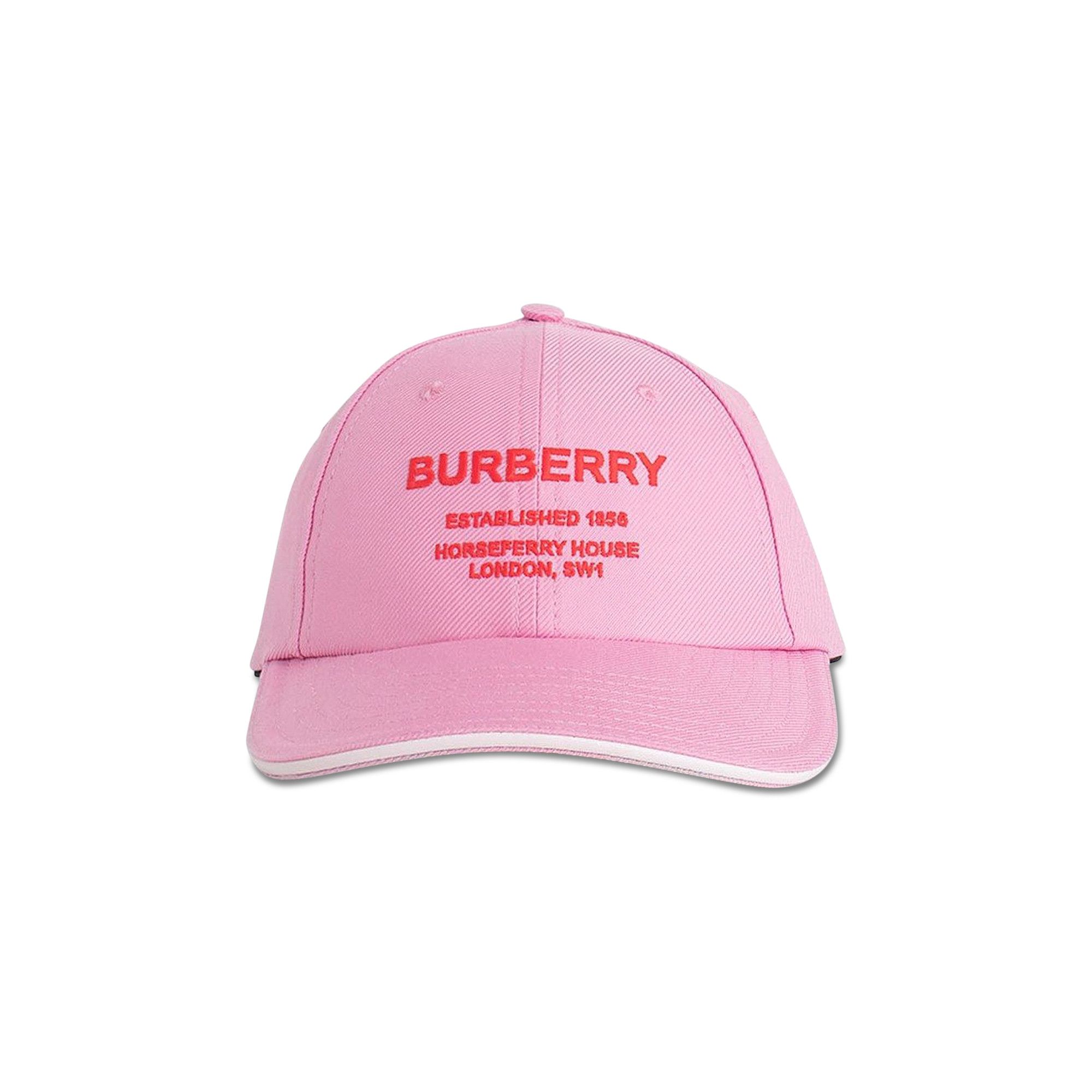 Pink burberry cap discount
