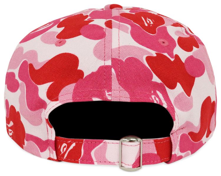 BAPE ABC Camo Ape Head Panel Cap Pink