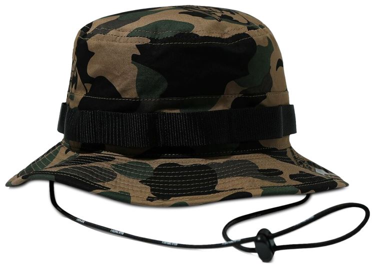 BAPE Ursus Camo Military Hat Olive Drab