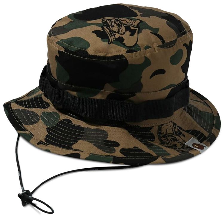 BAPE Ursus Camo Military Hat Olive Drab