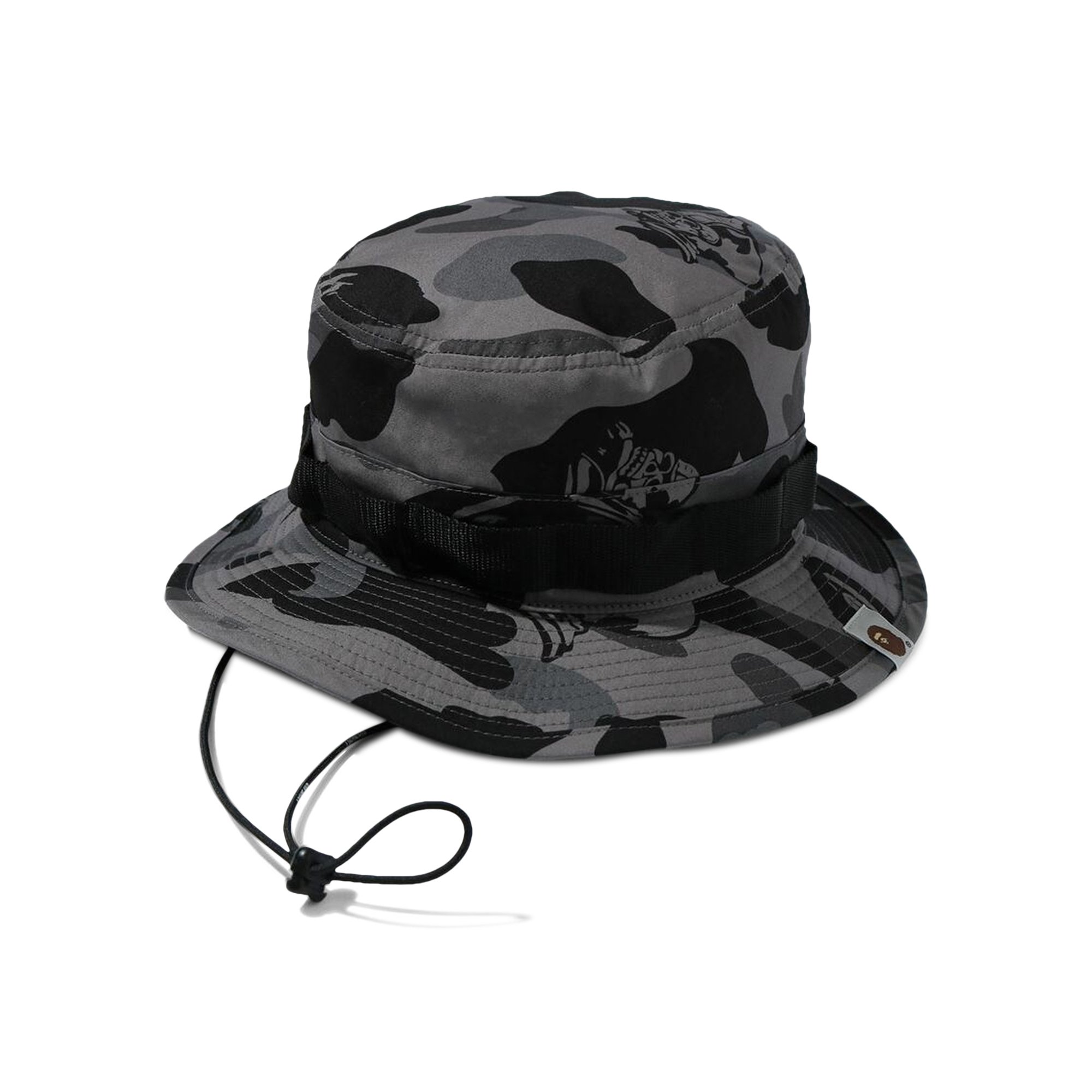 Buy BAPE Ursus Camo Military Hat 'Black' - 1H20 180 002 BLACK