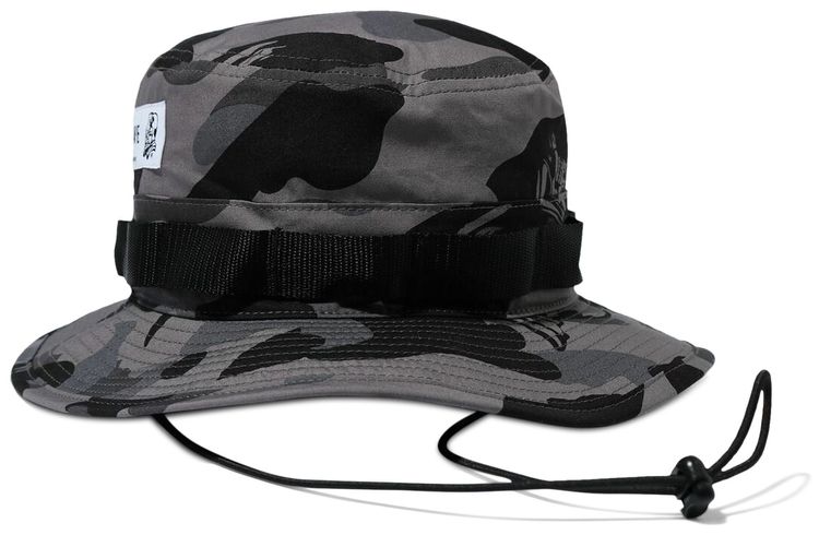 BAPE Ursus Camo Military Hat Black