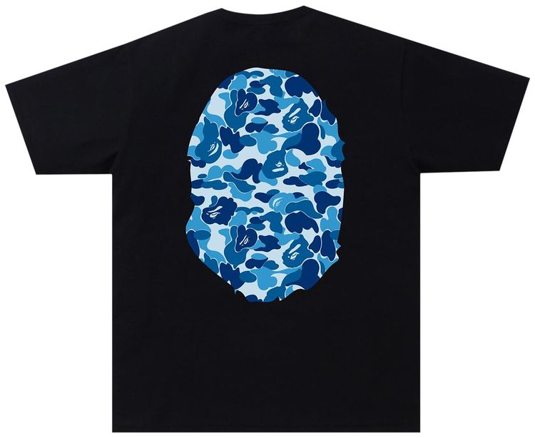 BAPE ABC Camo Big Ape Head Tee BlackBlue