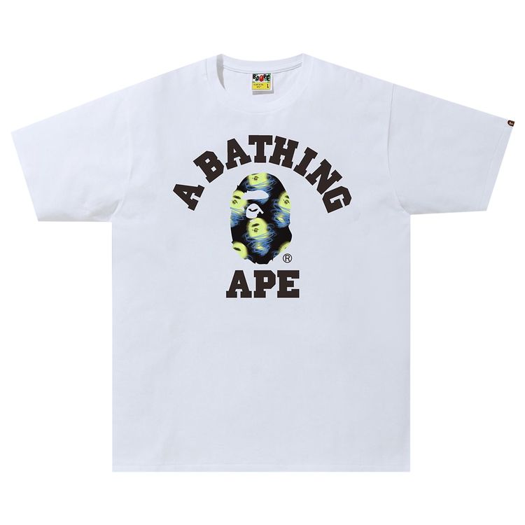 BAPE Storm College Tee WhiteBlack