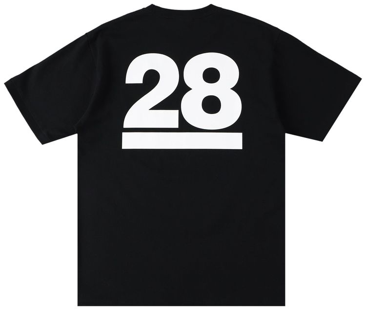 BAPE 28th Anniversary Ape Head Tee Black