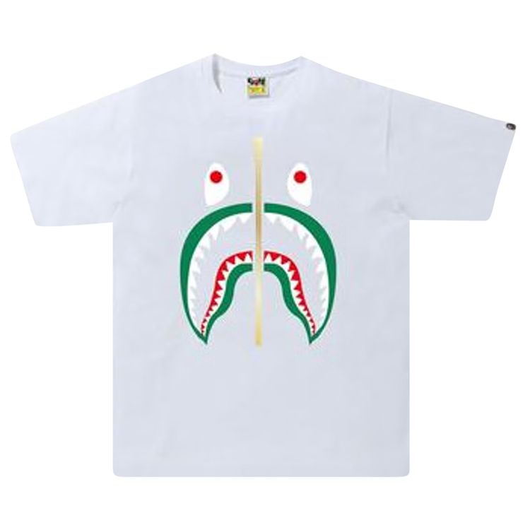 BAPE Colors Shark Tee White