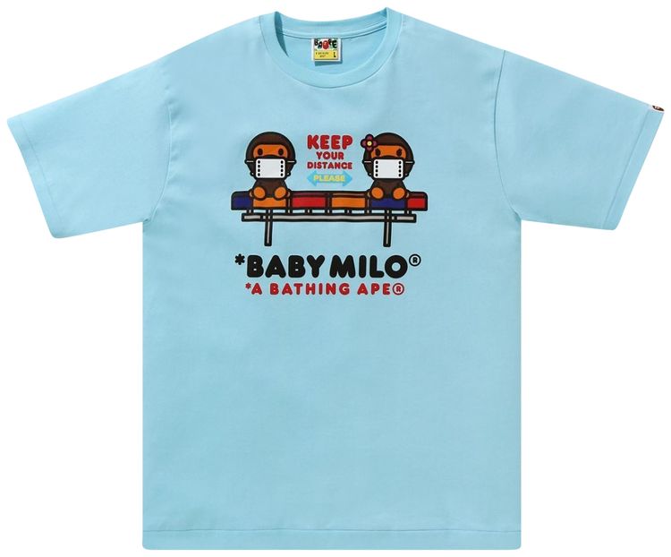 BAPE Social Distance Baby Milo 2 Tee Sax