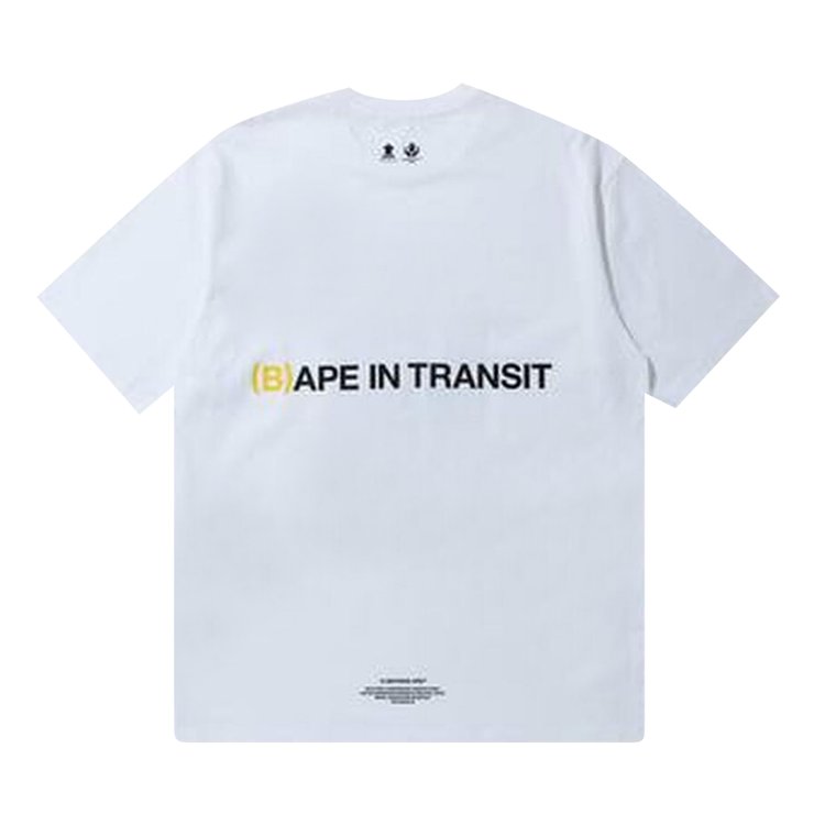 BAPE In Transit Ape Head Oversized Tee White