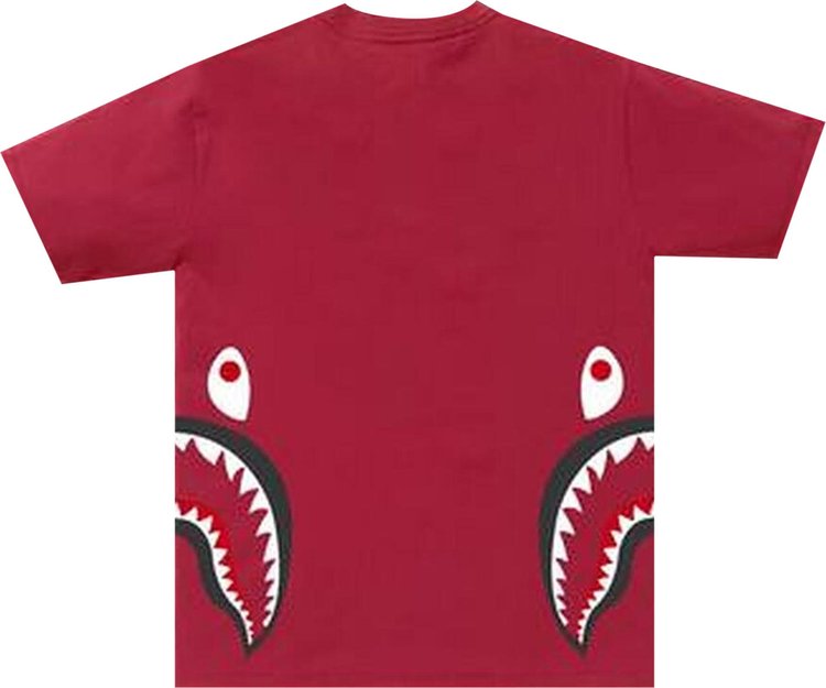 BAPE Side Shark Tee Red